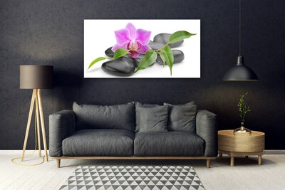 Pintura acrílica Arte de orquídeas florais