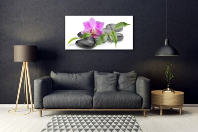 Pintura acrílica Arte de orquídeas florais