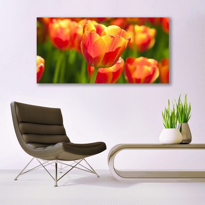 Pintura acrílica Tulipas Flores Planta