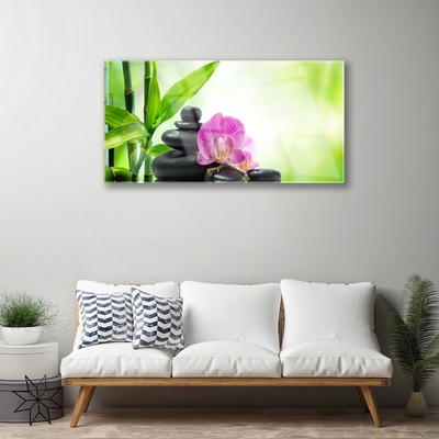 Pintura acrílica Folhas Gráficas de Bambu