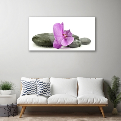 Pintura acrílica Orquídea Flor