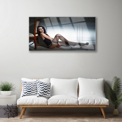 Pintura acrílica Nu Feminino