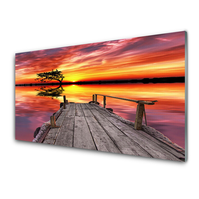 Quadro acrílico Arquitetura do Pier Lake