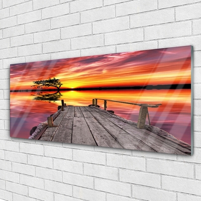 Quadro acrílico Arquitetura do Pier Lake