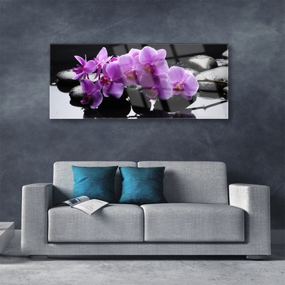 Quadro acrílico Planta de pedras de flores