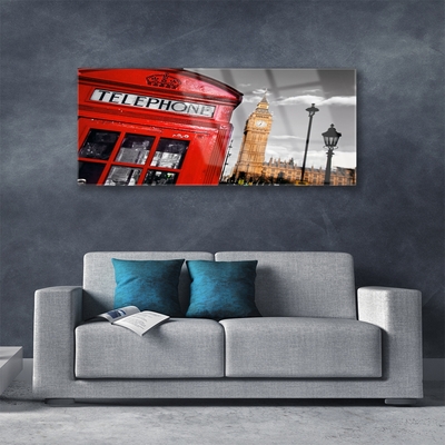 Quadro acrílico Cabine telefônica de Londres