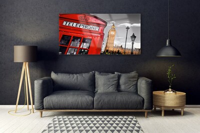 Quadro acrílico Cabine telefônica de Londres
