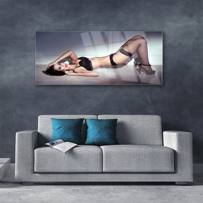 Quadro acrílico Mulher Erótica Sexy