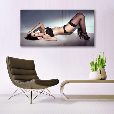 Quadro acrílico Mulher Erótica Sexy
