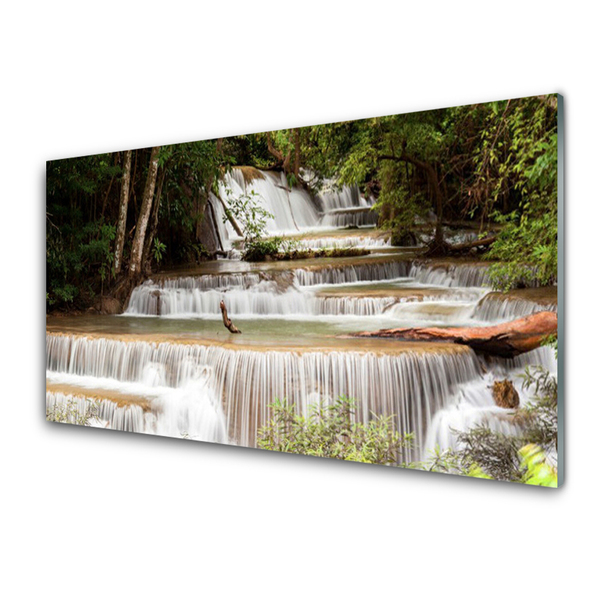 Quadro acrílico Cachoeira Floresta Natureza