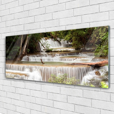 Quadro acrílico Cachoeira Floresta Natureza