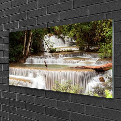 Quadro acrílico Cachoeira Floresta Natureza