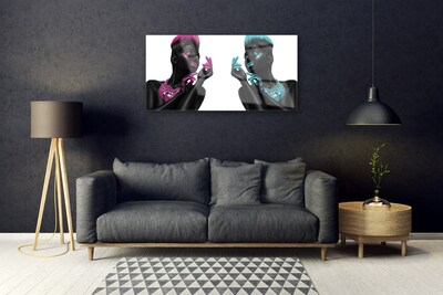 Pintura acrílica Personagens de Arte