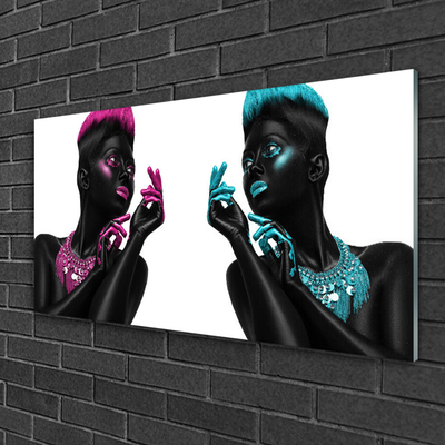 Pintura acrílica Personagens de Arte