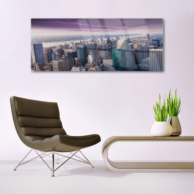 Pintura acrílica Arranha-céus Casas da Cidade