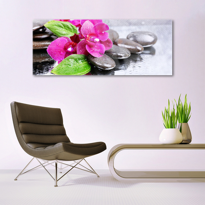 Pintura acrílica Planta de orquídea flor