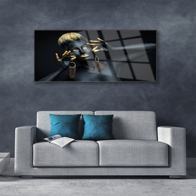 Quadro acrílico Mulher Pinta Homem