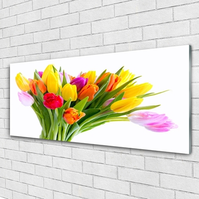 Quadro acrílico Tulipas Flores Planta