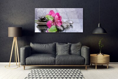 Pintura acrílica Arte de orquídeas florais