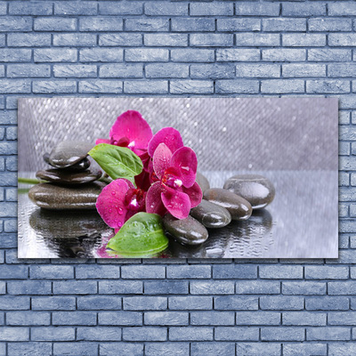 Pintura acrílica Arte de orquídeas florais