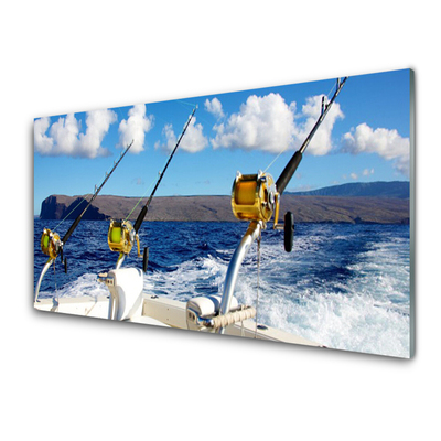 Quadro acrílico Paisagem Marinha de Pesca