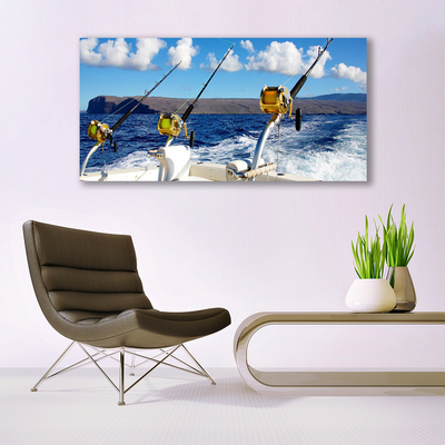 Quadro acrílico Paisagem Marinha de Pesca