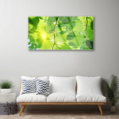 Pintura acrílica Folhas Natureza Planta