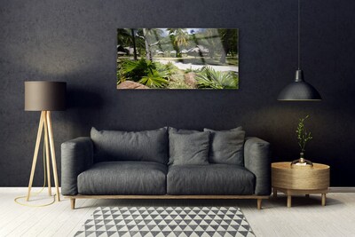 Quadro acrílico Folhas Palmeiras Natureza