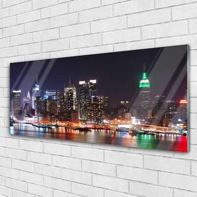 Pintura acrílica Arranha-céus Casas da Cidade