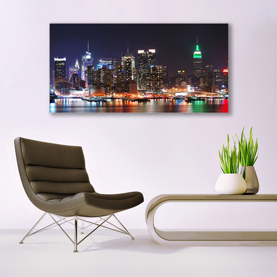 Pintura acrílica Arranha-céus Casas da Cidade