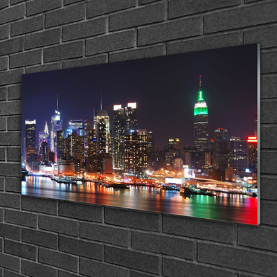 Pintura acrílica Arranha-céus Casas da Cidade