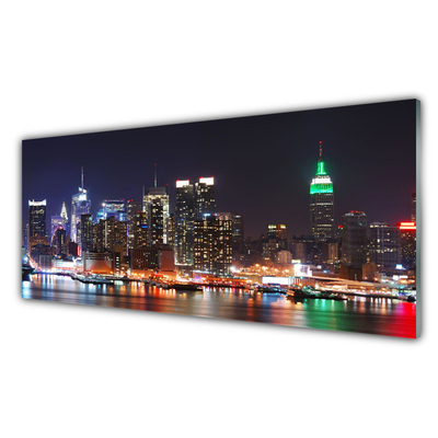 Pintura acrílica Arranha-céus Casas da Cidade