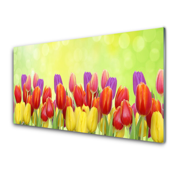 Pintura acrílica Tulipas Flores Planta