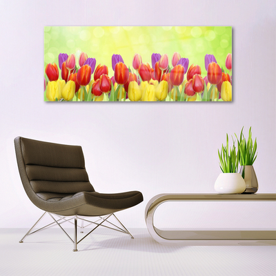 Pintura acrílica Tulipas Flores Planta