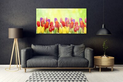 Pintura acrílica Tulipas Flores Planta