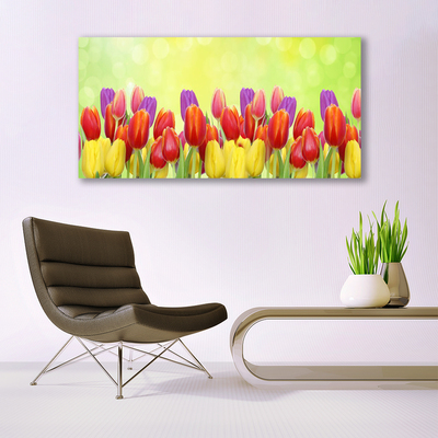 Pintura acrílica Tulipas Flores Planta
