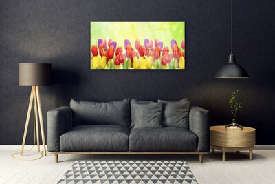 Pintura acrílica Tulipas Flores Planta