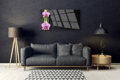 Quadro acrílico Planta de flor de bambu Natureza