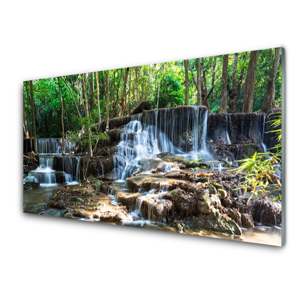 Quadro acrílico Cachoeira Floresta Natureza