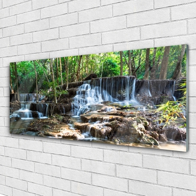 Quadro acrílico Cachoeira Floresta Natureza