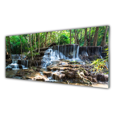 Quadro acrílico Cachoeira Floresta Natureza