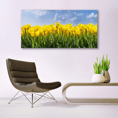 Pintura acrílica Tulipas Flores Planta