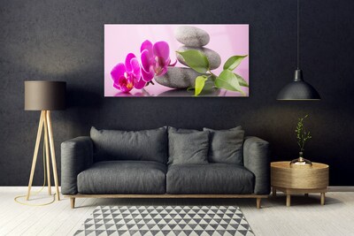 Quadro acrílico Flor Orquídea Planta Zen