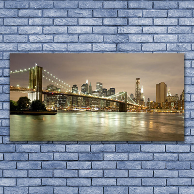 Quadro acrílico Arquitetura da Ponte da Cidade