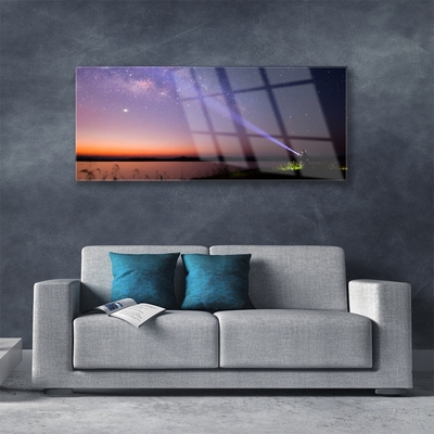 Pintura acrílica Estrelas Noite Via Láctea