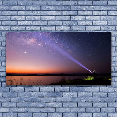 Pintura acrílica Estrelas Noite Via Láctea