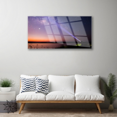 Pintura acrílica Estrelas Noite Via Láctea