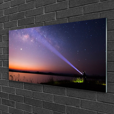 Pintura acrílica Estrelas Noite Via Láctea