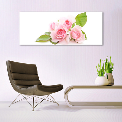 Quadro acrílico Rosas Flores Planta Natureza