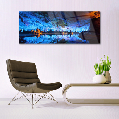 Pintura acrílica Caverna da Geleira Leve